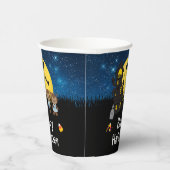 Gobelets En Papier Joyeux Halloween Party Werewolf Blue (Droite)