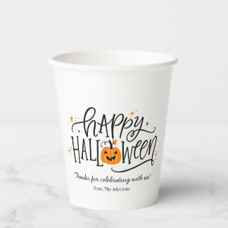 Gobelets En Papier Joyeux Halloween personnalisé
