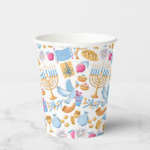 Gobelets En Papier Joyeux Hanukkah (Droite)