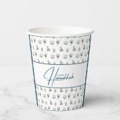 Gobelets En Papier Joyeux Hanukkah (Verso)