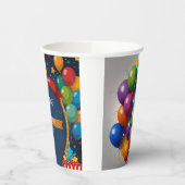 Gobelets En Papier Joyeux Invitation d'anniversaire (Gauche)