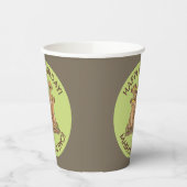 Gobelets En Papier Joyeux meerkats personnalisées dessin d'anniversai (Gauche)