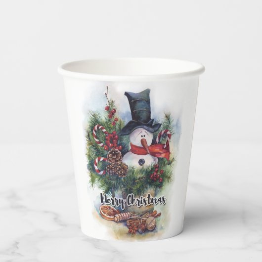 Gobelets En Papier Joyeux Noël (Verso)