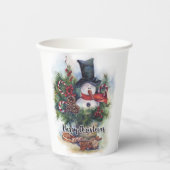 Gobelets En Papier Joyeux Noël (Recto)