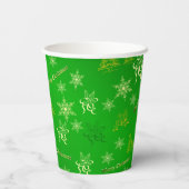 Gobelets En Papier joyeux noël  (Verso)