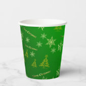 Gobelets En Papier joyeux noël  (Recto)