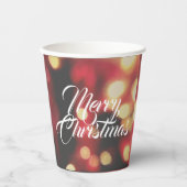 Gobelets En Papier Joyeux Noël (Recto)