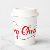 Gobelets En Papier Joyeux Noël (Gauche)