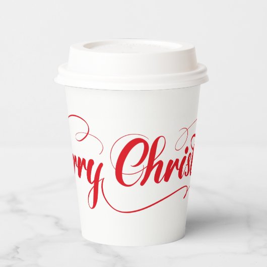 Gobelets En Papier Joyeux Noël (Gauche)