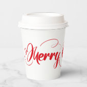 Gobelets En Papier Joyeux Noël (Recto)