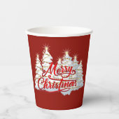 Gobelets En Papier Joyeux Noël (Recto)