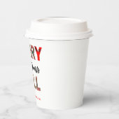 Gobelets En Papier Joyeux Noël (Gauche)