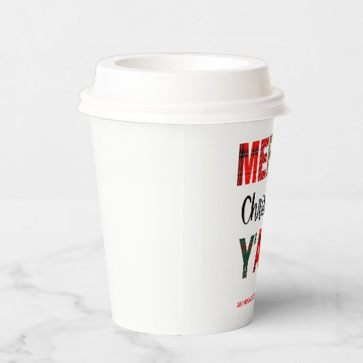 Gobelets En Papier Joyeux Noël (Droite)