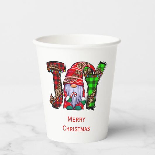 Gobelets En Papier Joyeux Noël (Recto)