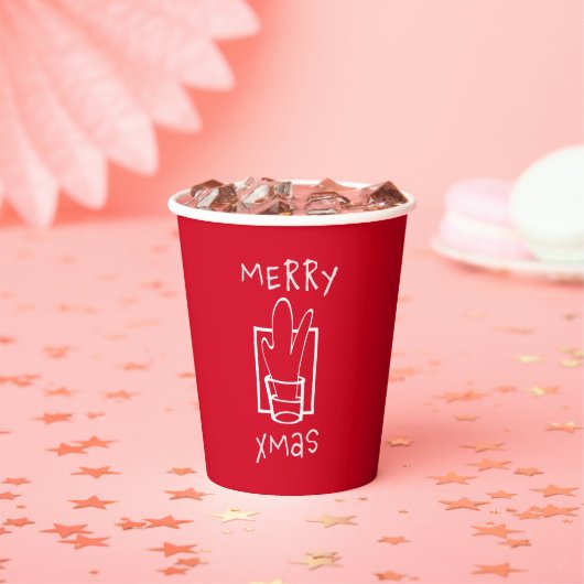 Gobelets En Papier Joyeux Noël (Insitu)