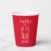 Gobelets En Papier Joyeux Noël (Verso)