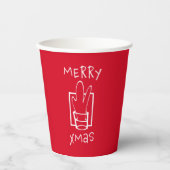 Gobelets En Papier Joyeux Noël (Recto)