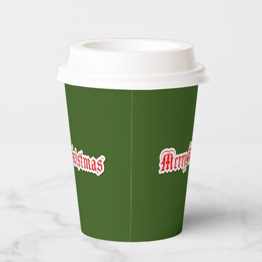 Gobelets En Papier Joyeux Noël (Droite)