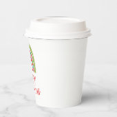 Gobelets En Papier Joyeux Noël arc-en-ciel (Gauche)