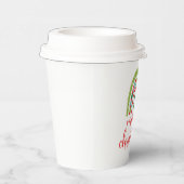 Gobelets En Papier Joyeux Noël arc-en-ciel (Droite)