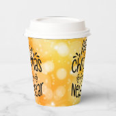 Gobelets En Papier Joyeux Noël Bonne année T-shirt (Gauche)