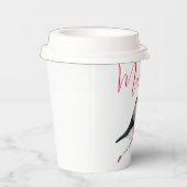 Gobelets En Papier Joyeux Noël, Bullfinch en hiver (Droite)