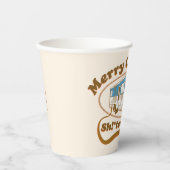 Gobelets En Papier Joyeux Noël, Chut !*ter était plein (Recto)