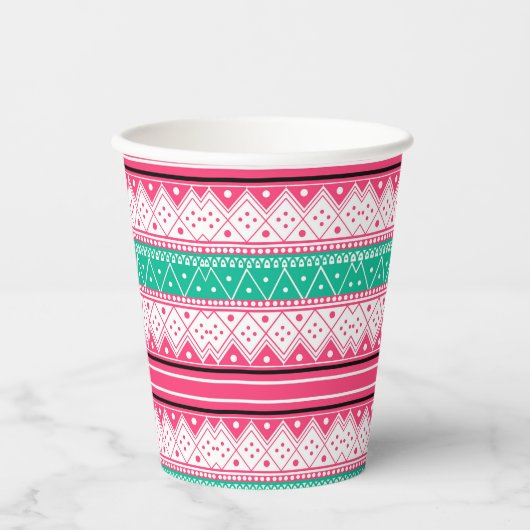 Gobelets En Papier Joyeux Noël et pull moche (Recto)