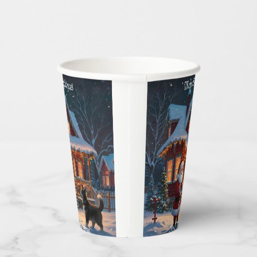 Gobelets En Papier Joyeux Noël festif (Droite)