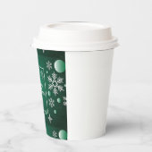 Gobelets En Papier Joyeux Noël Festif vacances Conception cadeau (Gauche)