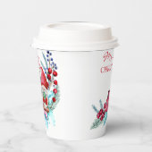 Gobelets En Papier Joyeux Noël Gnome (Gauche)