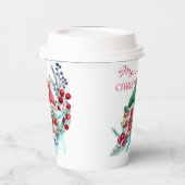 Gobelets En Papier Joyeux Noël Gnomes Coupes en papier (Gauche)