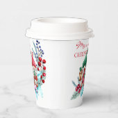 Gobelets En Papier Joyeux Noël Gnomes Coupes en papier (Droite)