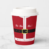 Gobelets En Papier Joyeux Noël - Père Noël - Cadeaux Pour Tout Le Mon (Verso)