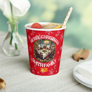 Gobelets En Papier Joyeux Noël Png Sublimation Design