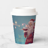 Gobelets En Papier Joyeux Noël Whimsical Père Noël (Verso)