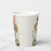 Gobelets En Papier Joyeux oeufs de lapin de Pâques papillons Ladybug (Droite)