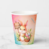 Gobelets En Papier Joyeux Pâques (Recto)