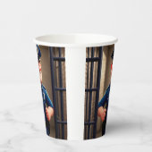 Gobelets En Papier Joyeux policier (Gauche)