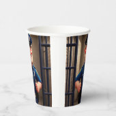 Gobelets En Papier Joyeux policier (Droite)