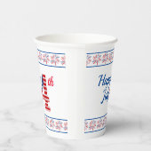 Gobelets En Papier Joyeux Quart Juillet 8 oz Paper Cup (Droite)