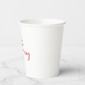 Gobelets En Papier Joyeux simple tasse de papier de vacances (Gauche)