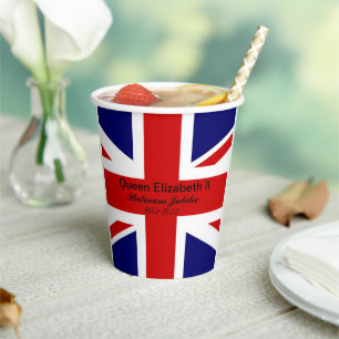 Gobelets En Papier Jubilé de platine.