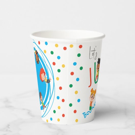 Gobelets En Papier Jump Bounce Jouer à Trampoline Park Party Annivers (Droite)