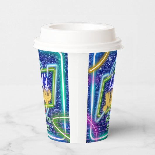 Gobelets En Papier Jump Party Bounce Neon Trampoline Park (Droite)