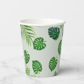 Gobelets En Papier jungle bébé garçon douche sauvage tropicale Invita (Verso)