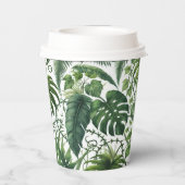 Gobelets En Papier Jungle Tropical (Verso)