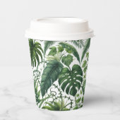 Gobelets En Papier Jungle Tropical (Recto)