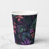 Gobelets En Papier Jungle tropicale (Verso)