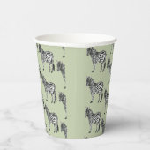 Gobelets En Papier Jungle Zebra Motif sauvage (Droite)